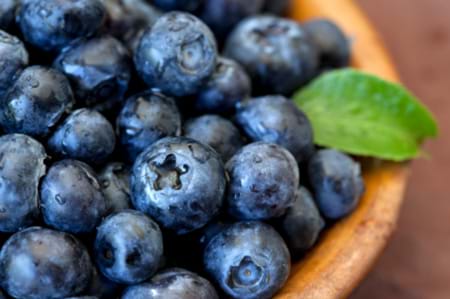 Blueberries in a bowl. blueberries in a bowl