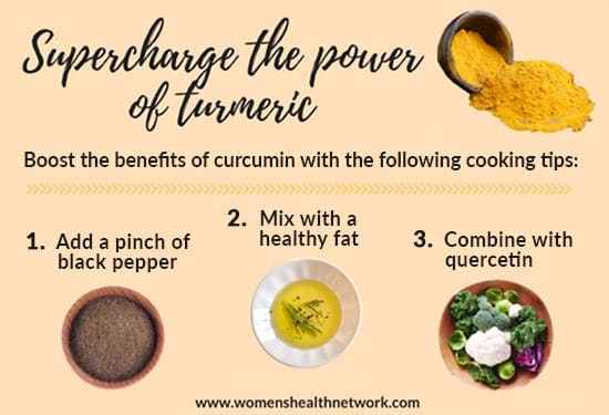 Boost benefits of turmeric tips infographic. boost benefits of turmeric tips infographic