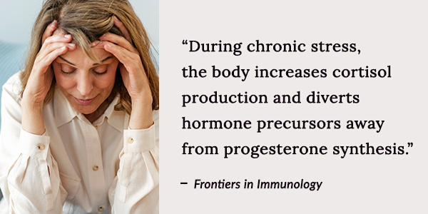 during chronic stress the body increases cortisol production