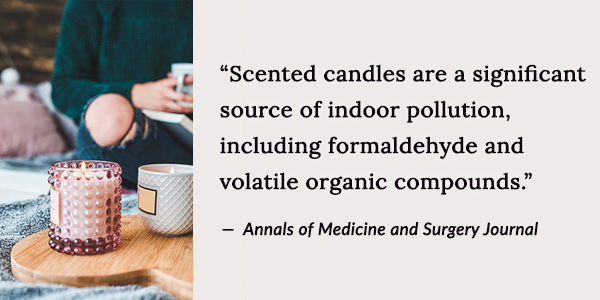 scented candles expose us to toxins linked to an array of health troubles