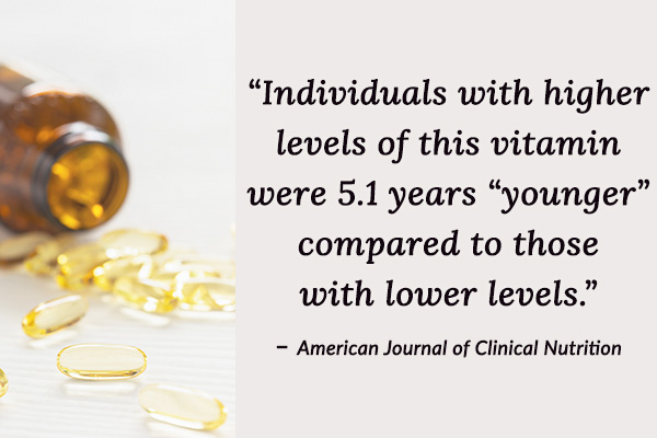 vitamin D levels and looking younger