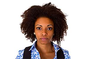 A woman surprised with the level of her anger. woman with a surprised face