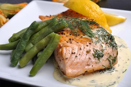Women with low thyroid symptoms should eat salmon, haddock and shrimp. women with low thyroid symptoms should eat salmon, haddock and shrimp